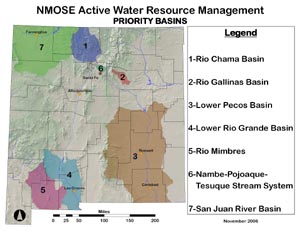 New Mexico Office of the State Engineer Resource Management Priority Basins
