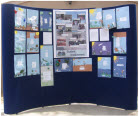 Grand Opening - Poster Board with Student Art from Los Lunas Elementary School